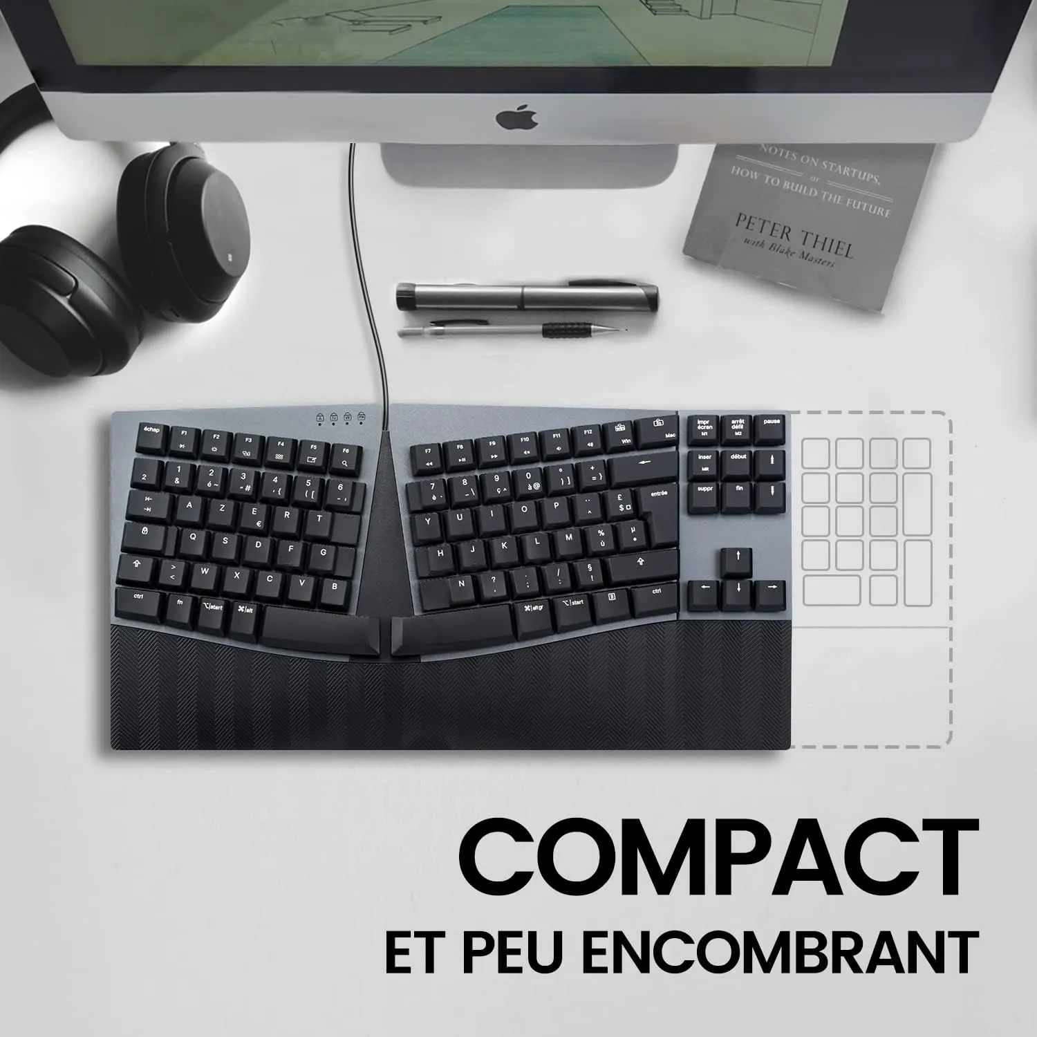 🖥️ Compact Ergonomic Keyboard 🖥️