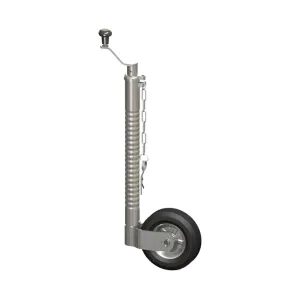 48mm Heavy Duty Ribbed / Seratted Trailer Jockey Wheel 300kg - Kartt