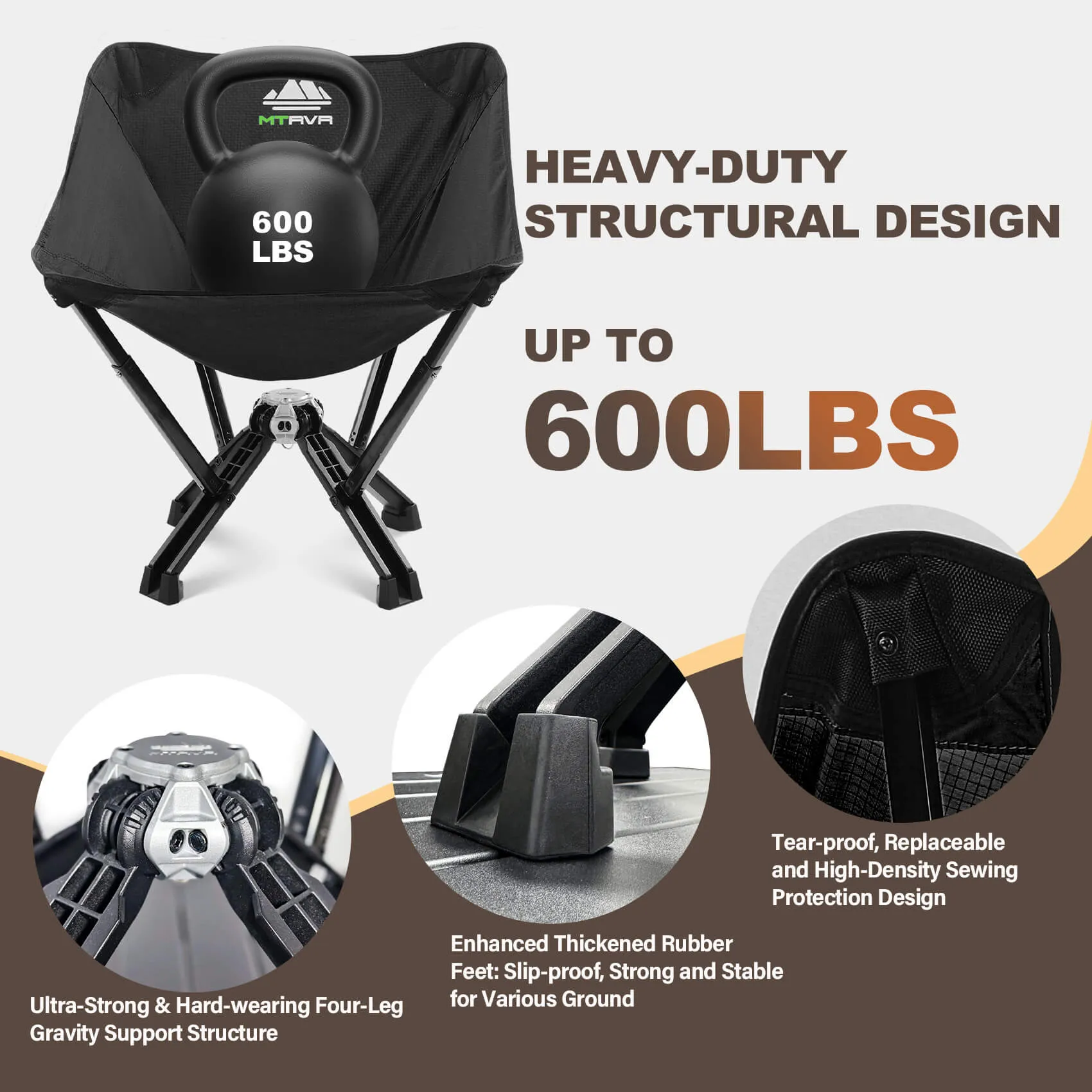 6-Pack: 4xBlack Classic Chairs 1xLong Table 1xLight