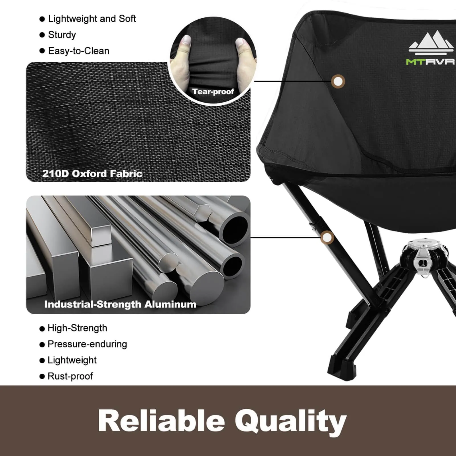 6-Pack: 4xBlack Classic Chairs 1xLong Table 1xLight