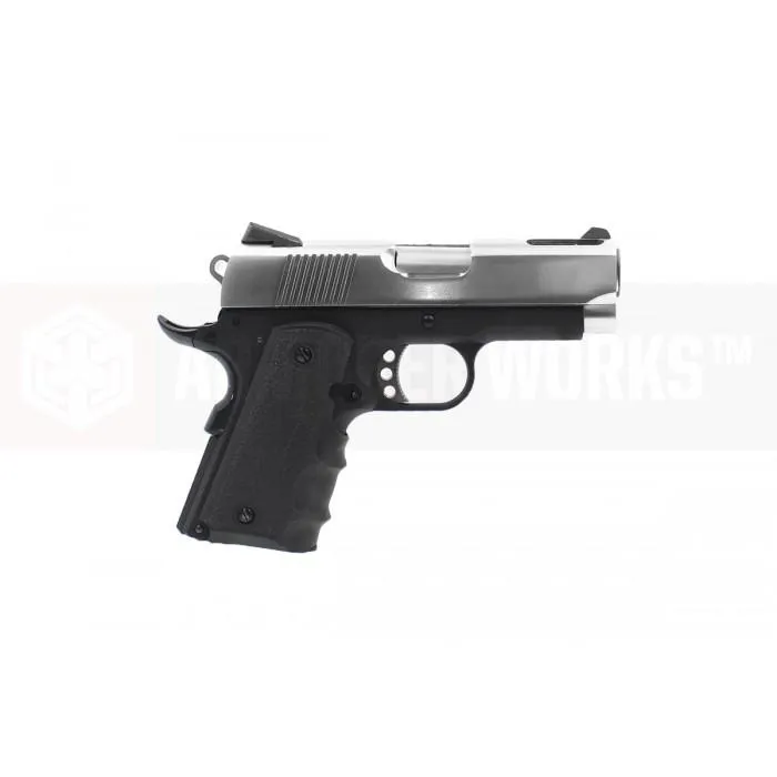 AW Custom NE1003 1911 V10 GBB Pistol (Silver/Black/Black)