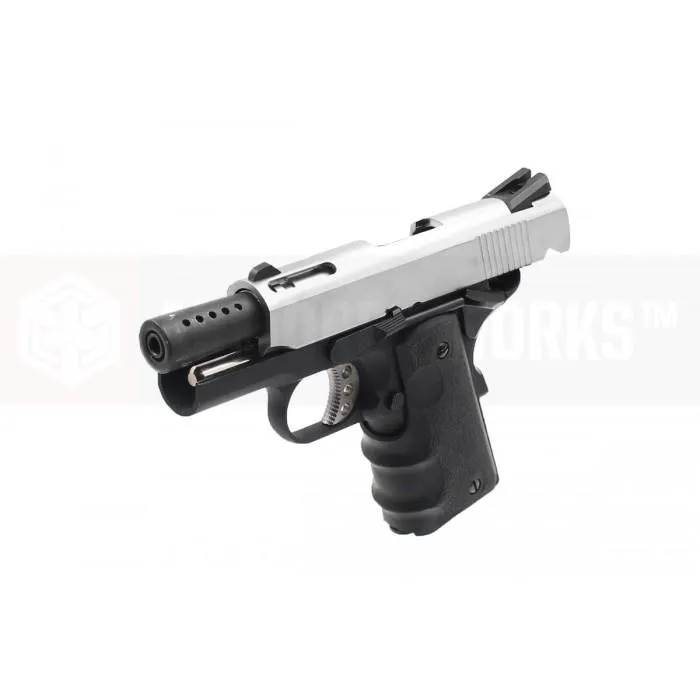 AW Custom NE1003 1911 V10 GBB Pistol (Silver/Black/Black)