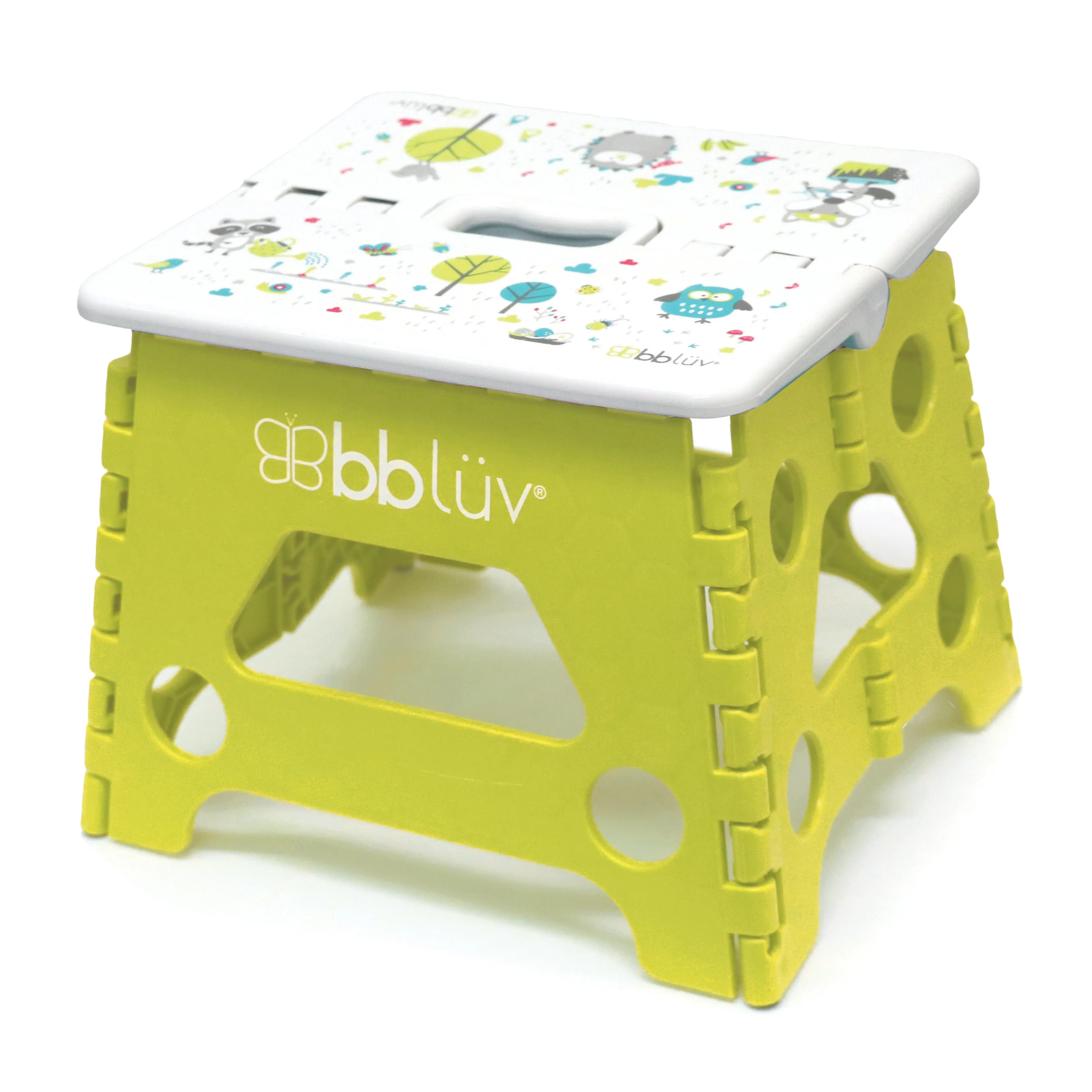 Bbluv Step - Foldable Step Stool (Lime)