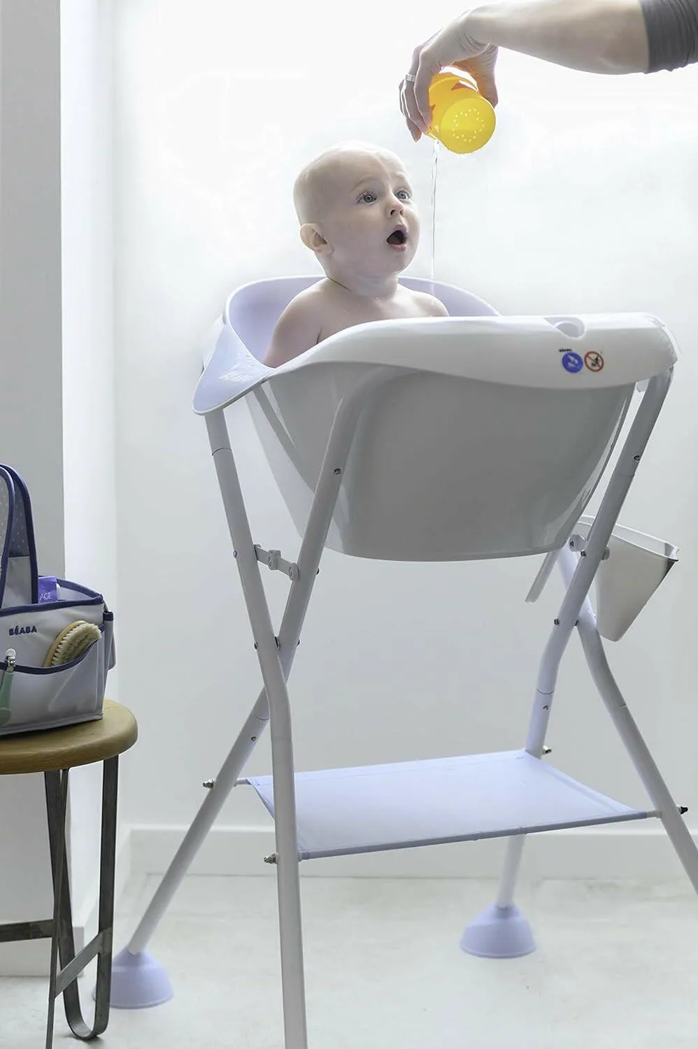 BEABA Bath & Changing Table Stand – Light Mist