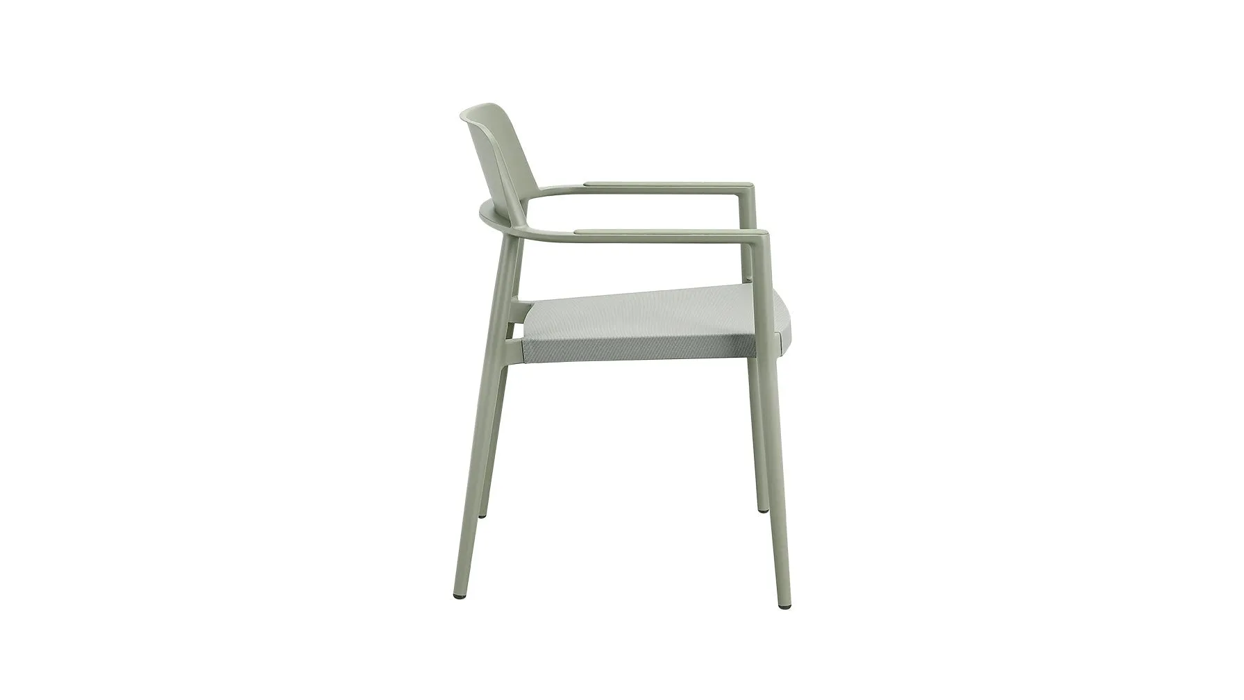 Best Of Me Outdoor Dining Chair (Set of Two), Olive Grey