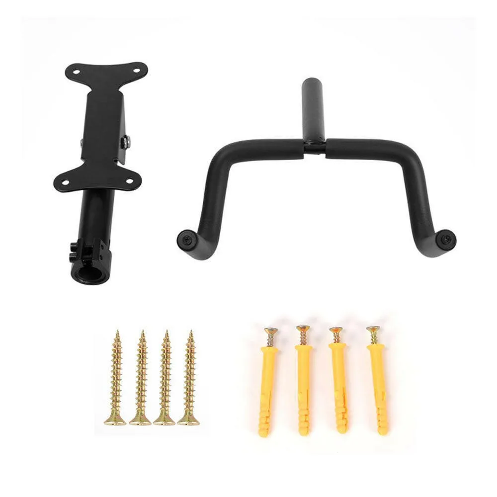 Bicycle Wall Hanger Mountain Bike Wall Double Hook Hangings Rack Folding Telescopic Bicycle Display Stand Foldable Bike Wall Hook Storage Hanger