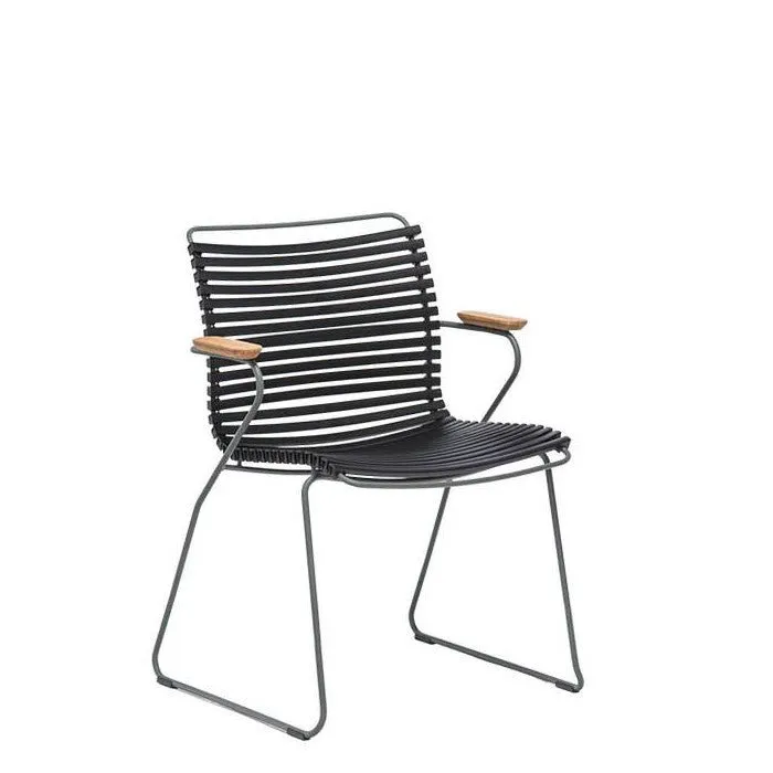 Click Outdoor Dining Chair with Armrests - Lots of Colours to Suit