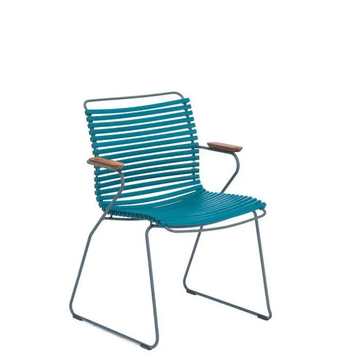 Click Outdoor Dining Chair with Armrests - Lots of Colours to Suit
