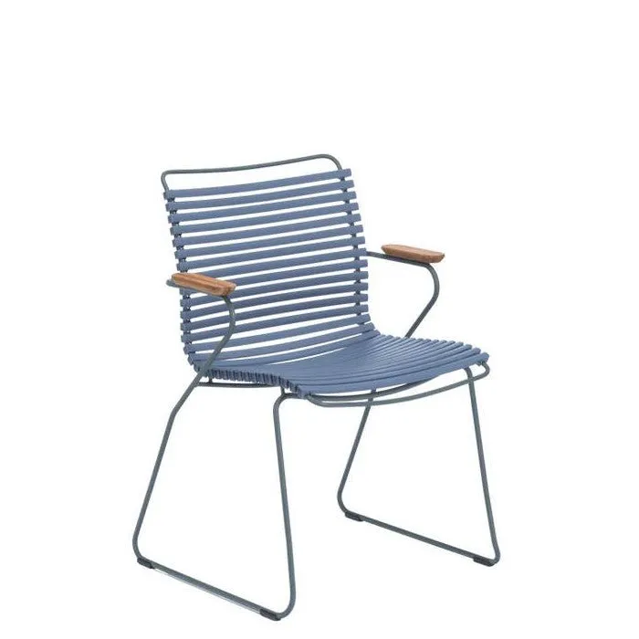 Click Outdoor Dining Chair with Armrests - Lots of Colours to Suit