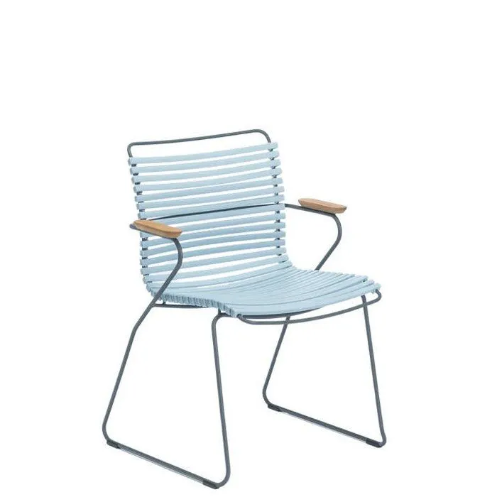 Click Outdoor Dining Chair with Armrests - Lots of Colours to Suit