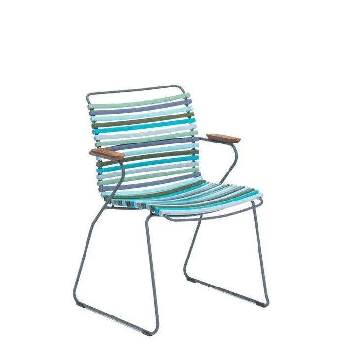 Click Outdoor Dining Chair with Armrests - Lots of Colours to Suit