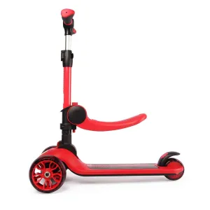 Ferrari 2 In 1 Foldable Twist Scooter For Kids (Red)