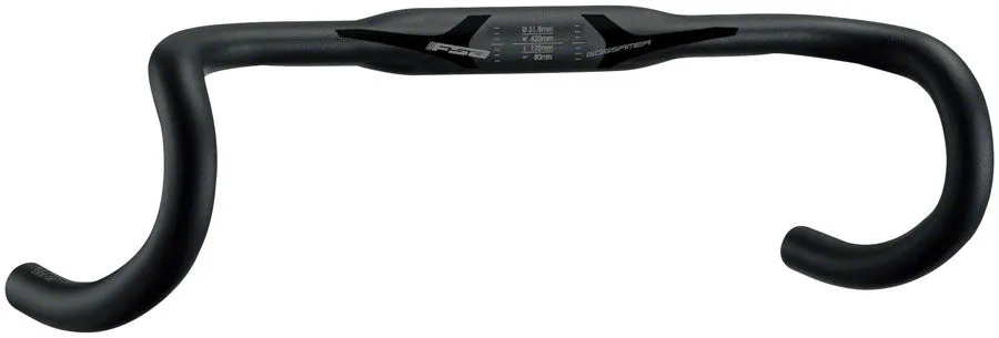 FSA Gossamer Compact Drop Handlebar AL 31.8mm 42cm Blk