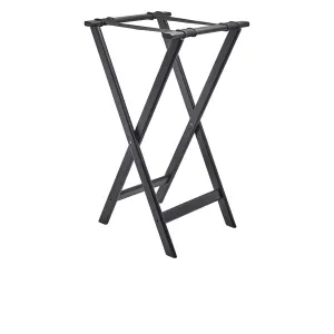 GenWare Black Wooden Tray Stand pack of 1