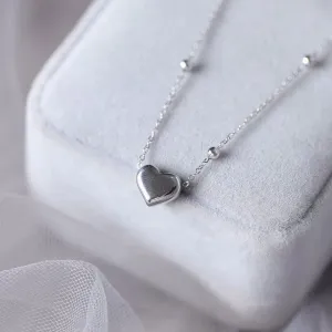Heart Beaded Chain Anklet