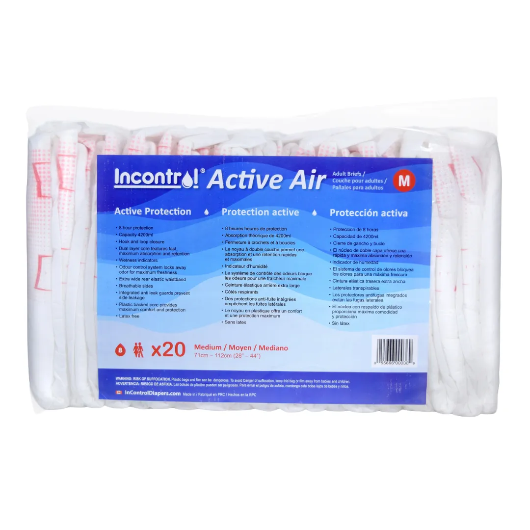 InControl Active Air Incontinence Briefs