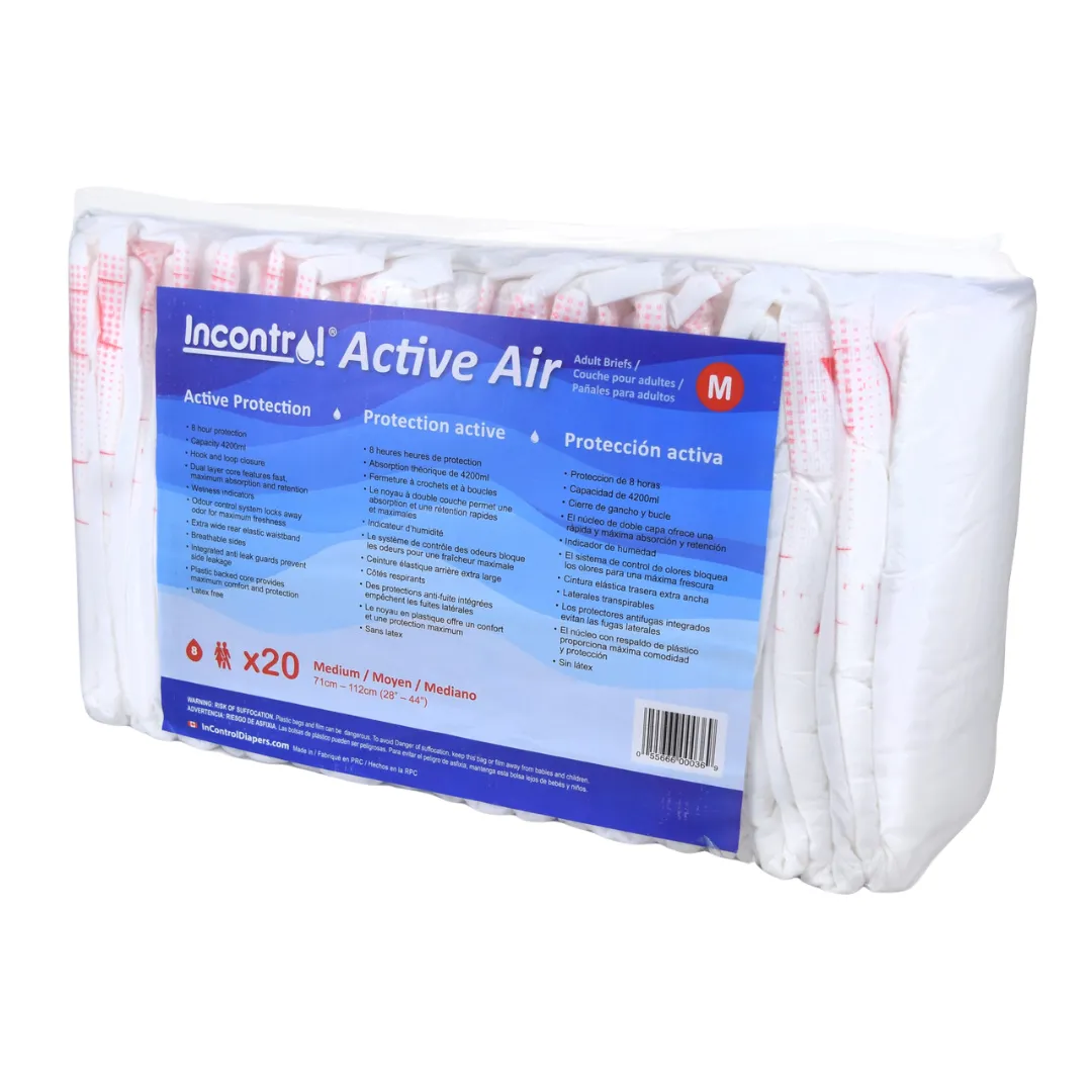 InControl Active Air Incontinence Briefs