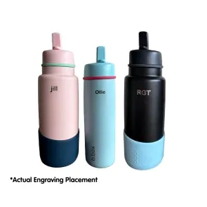 Insulated Flip Top 1 Litre Bottle - pool side