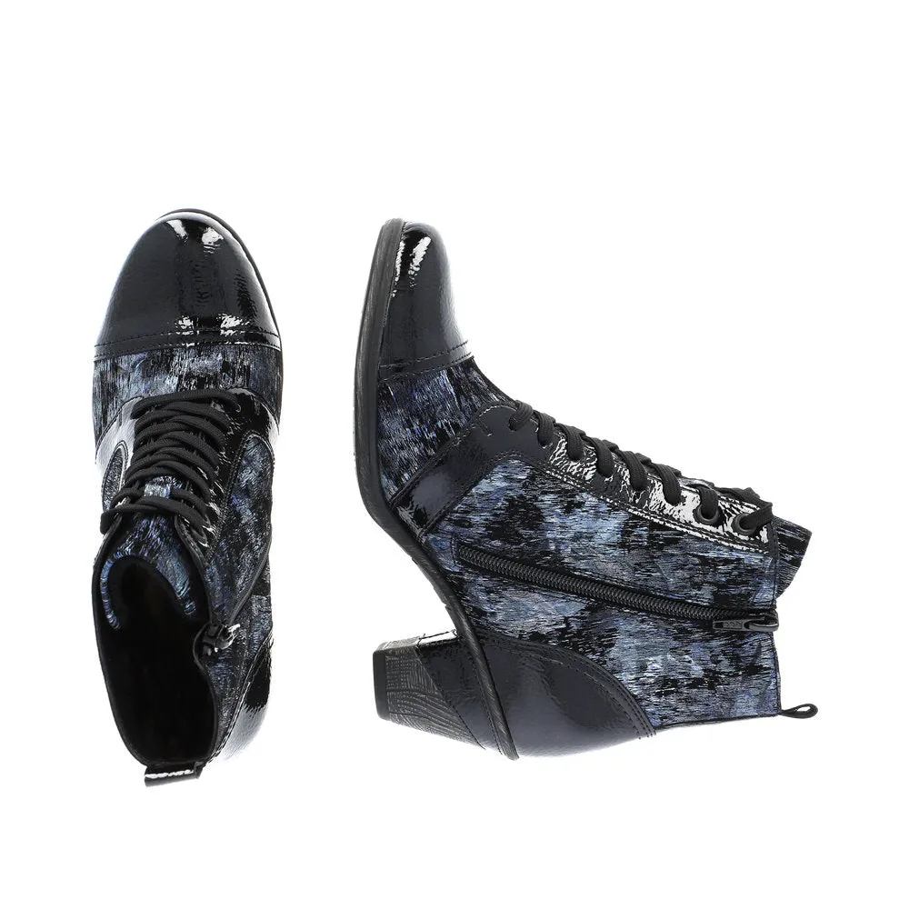 Ladies Remonte Black Heeled Ankle Boot D8797-14 sale