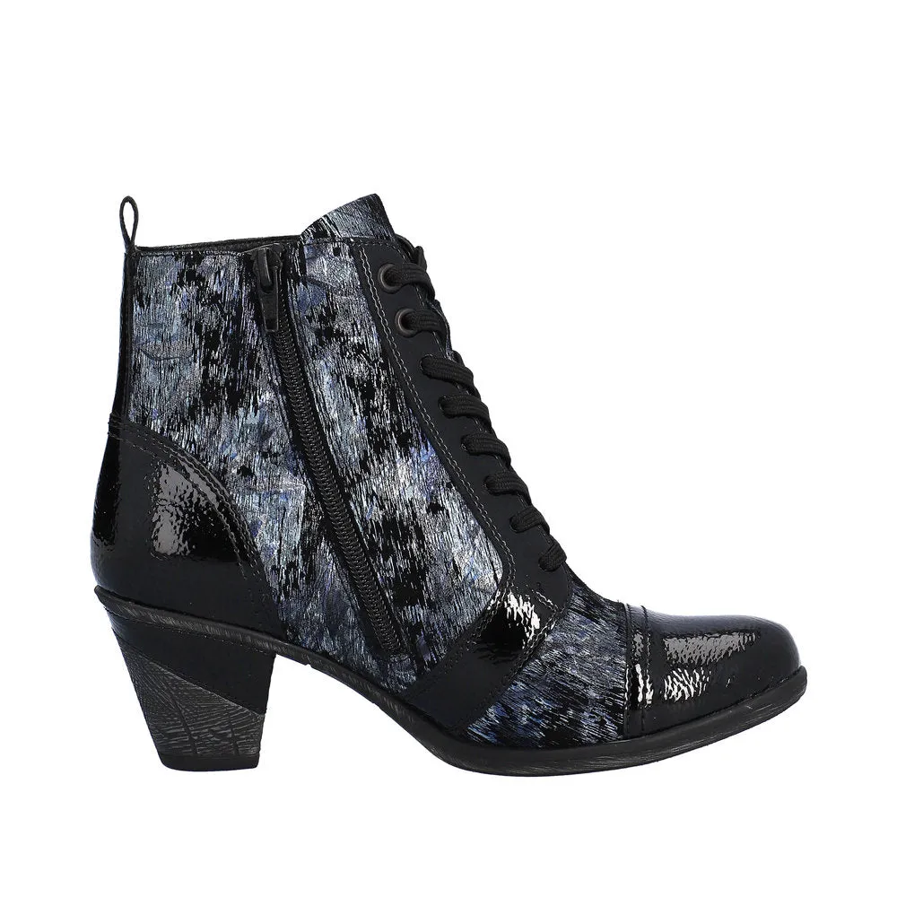 Ladies Remonte Black Heeled Ankle Boot D8797-14 sale