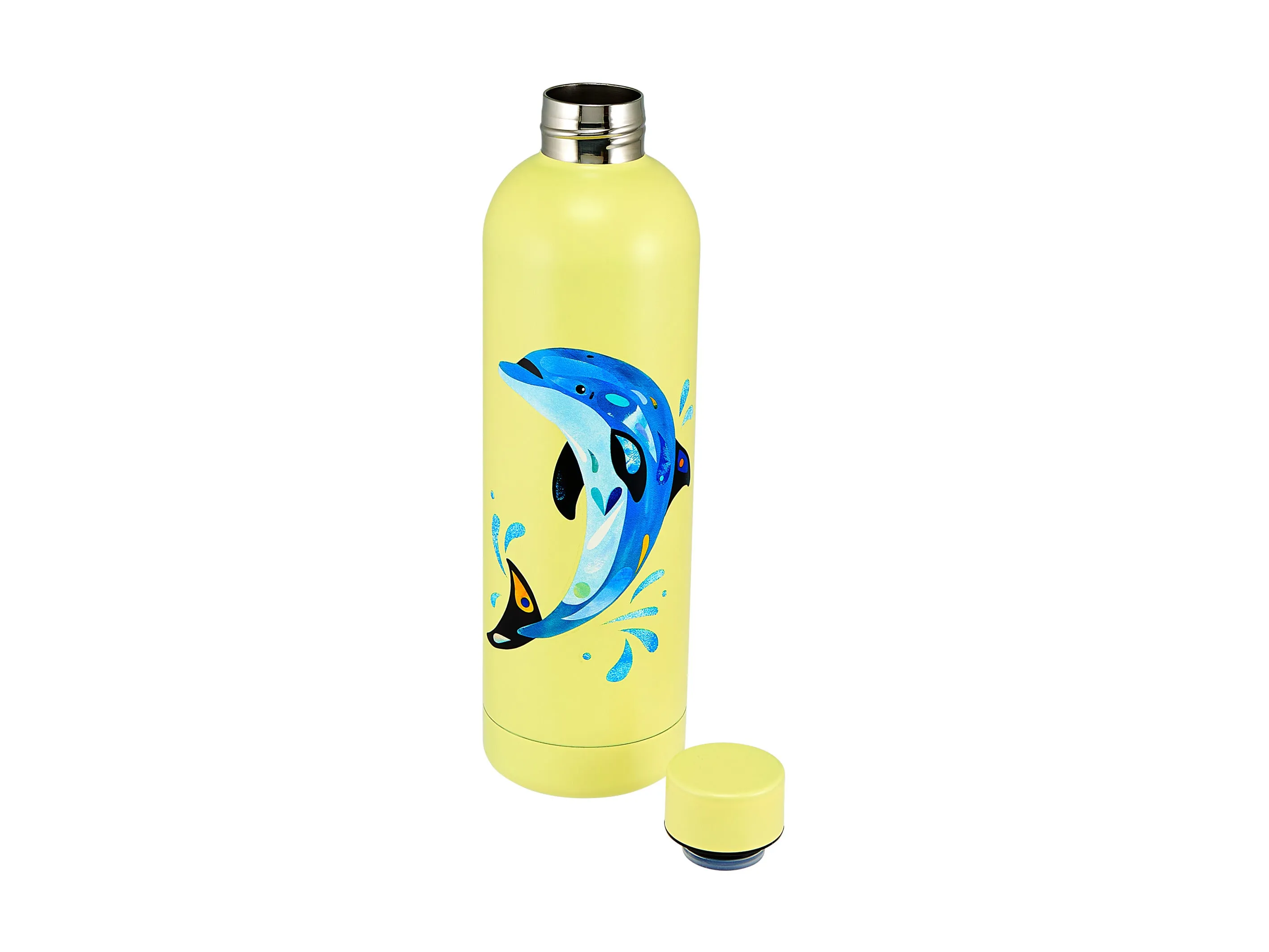 Maxwell & Williams Pete Cromer Ozzie Ocean Double Wall Insulated Bottle 750ml - Dolphin