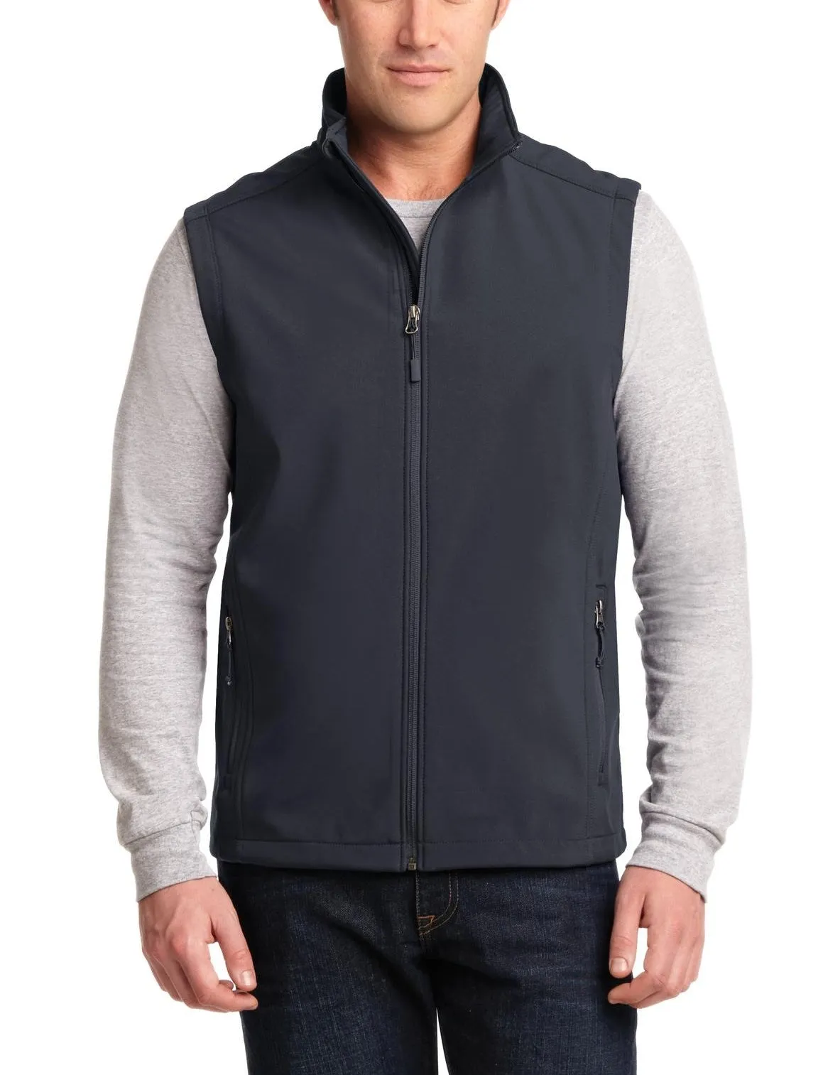 Men's Full-Zip Water-Resistant Core Soft Shell Vest