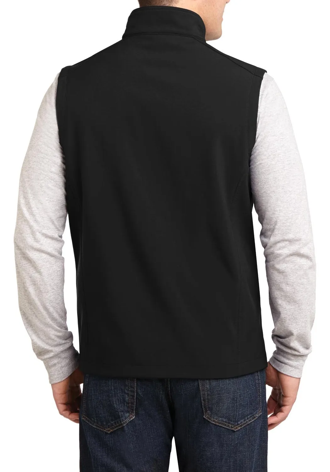 Men's Full-Zip Water-Resistant Core Soft Shell Vest