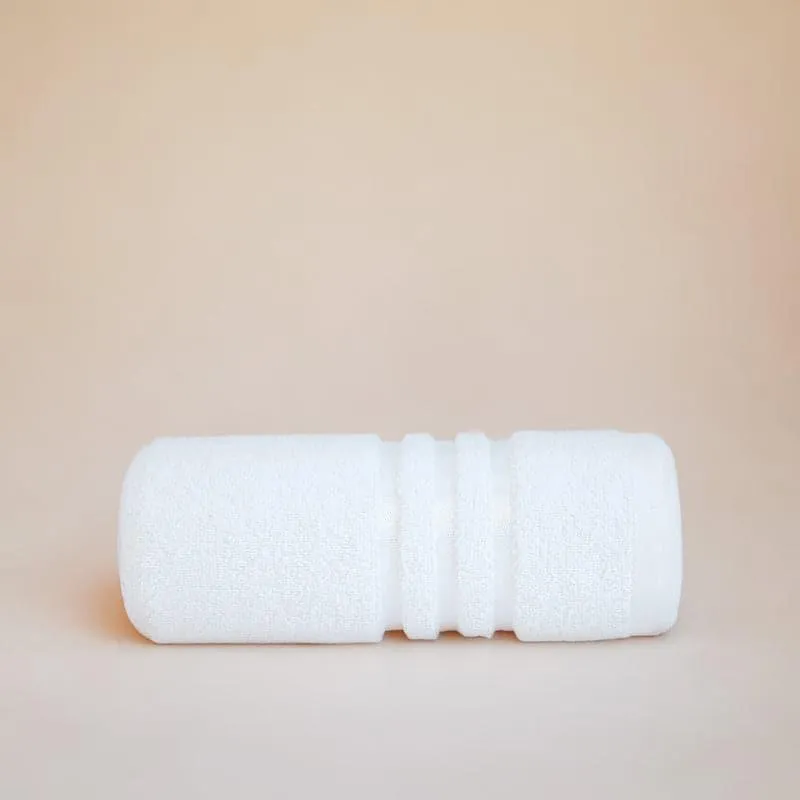 Micro Cotton LuxeDry Comfort Solid Bath Towel - White