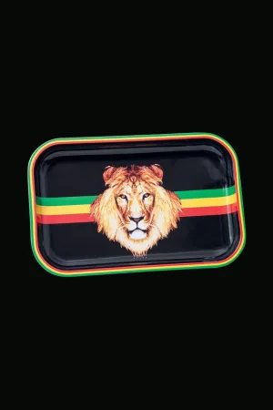 Mini Rasta Lion Rolling Tray