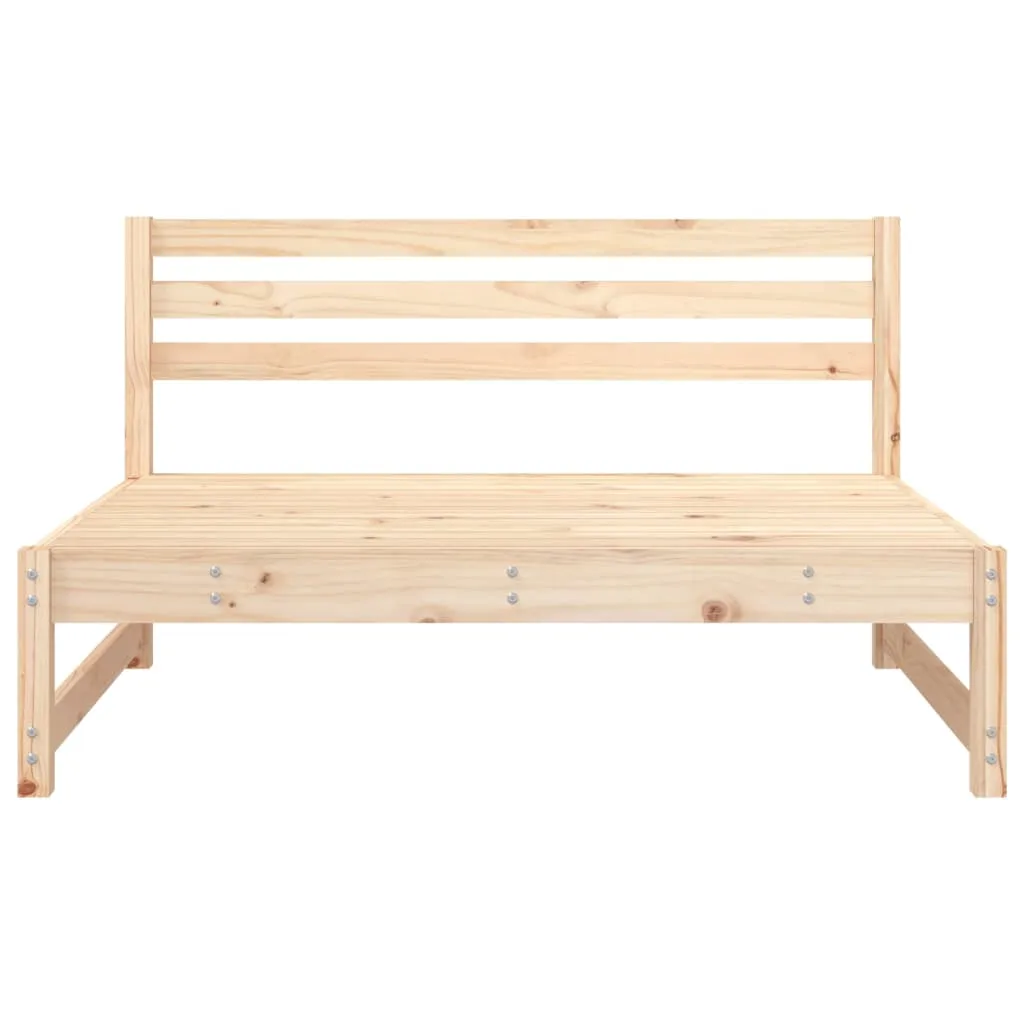 Patio Middle Sofa 47.2"x31.5" Solid Wood Pine