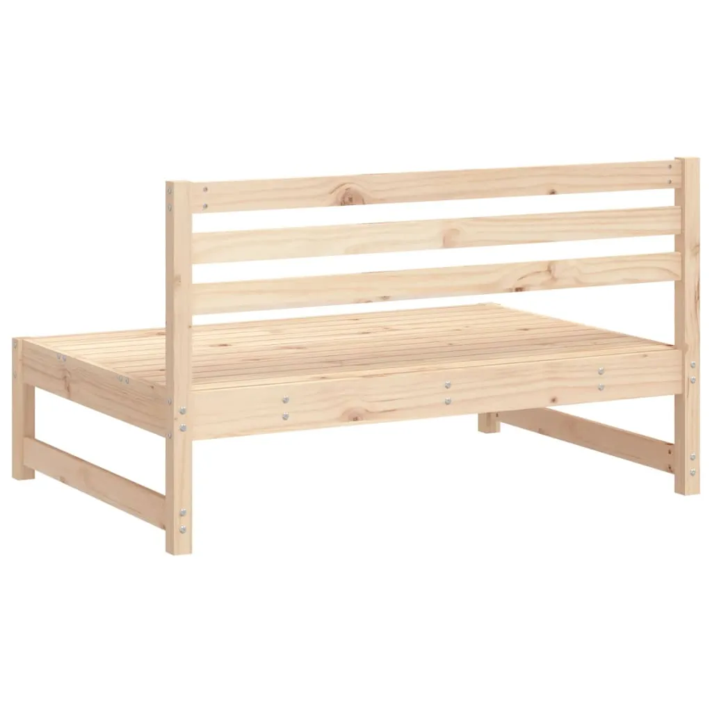 Patio Middle Sofa 47.2"x31.5" Solid Wood Pine