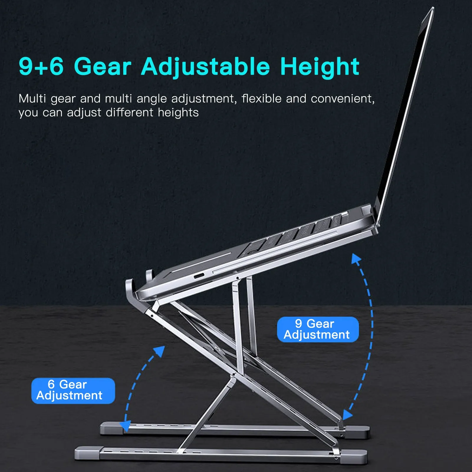 Portable Laptop Stand - Ergonomic Aluminum Alloy