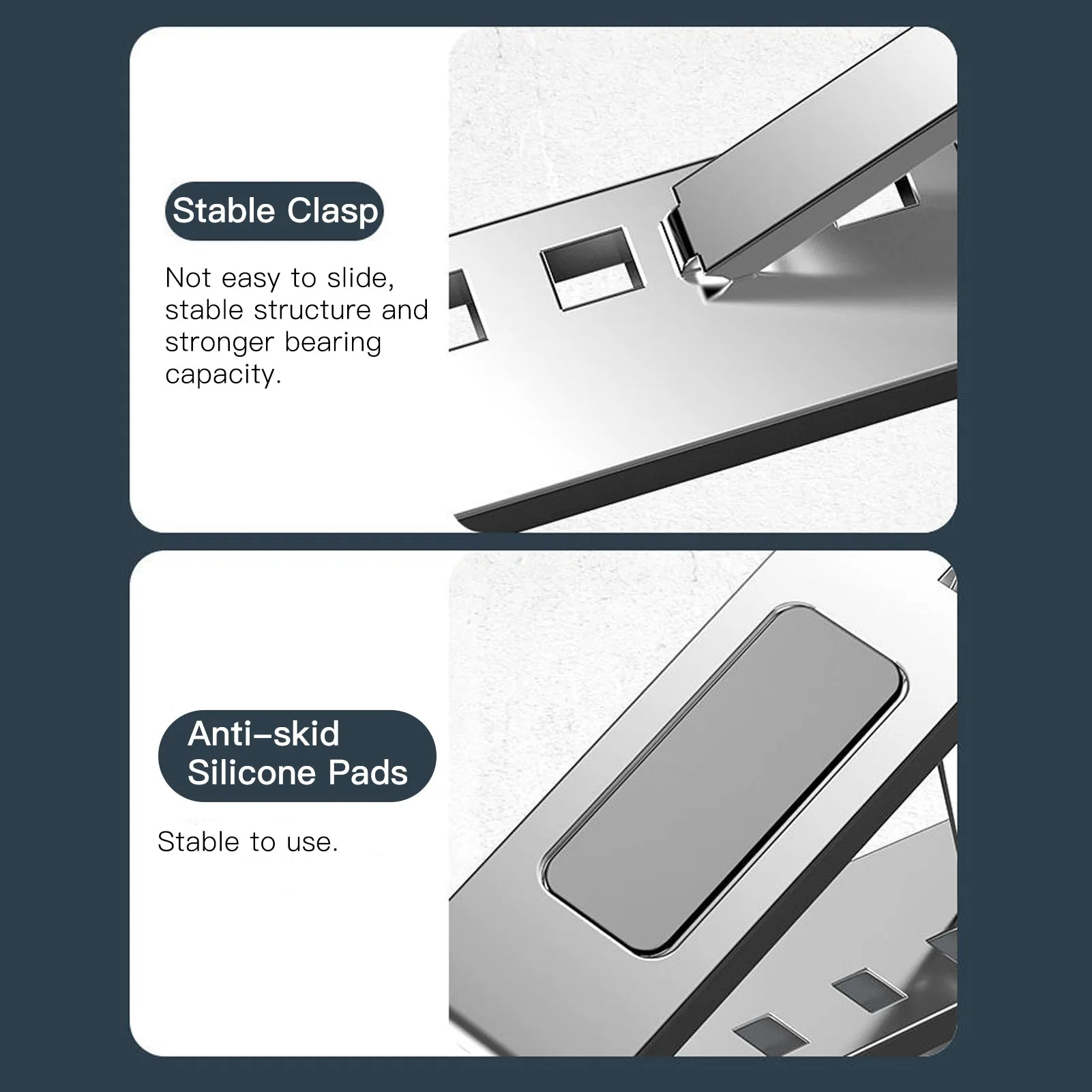 Portable Laptop Stand - Ergonomic Aluminum Alloy