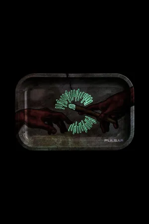 Pulsar Glow Metal Rolling Tray - Creation of Passage