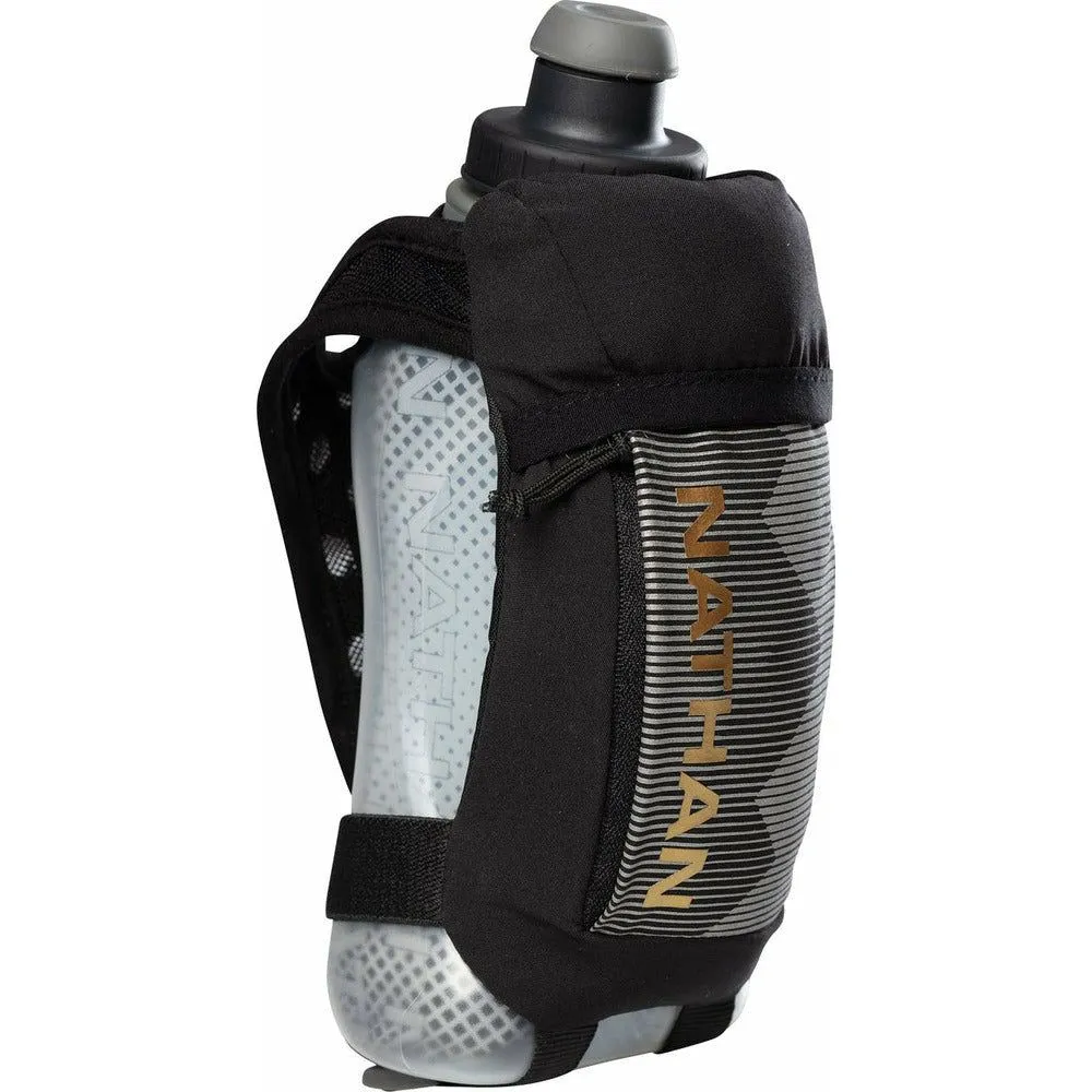QuickSqueeze Insulated Handheld Bottle 12oz - Black/Gold