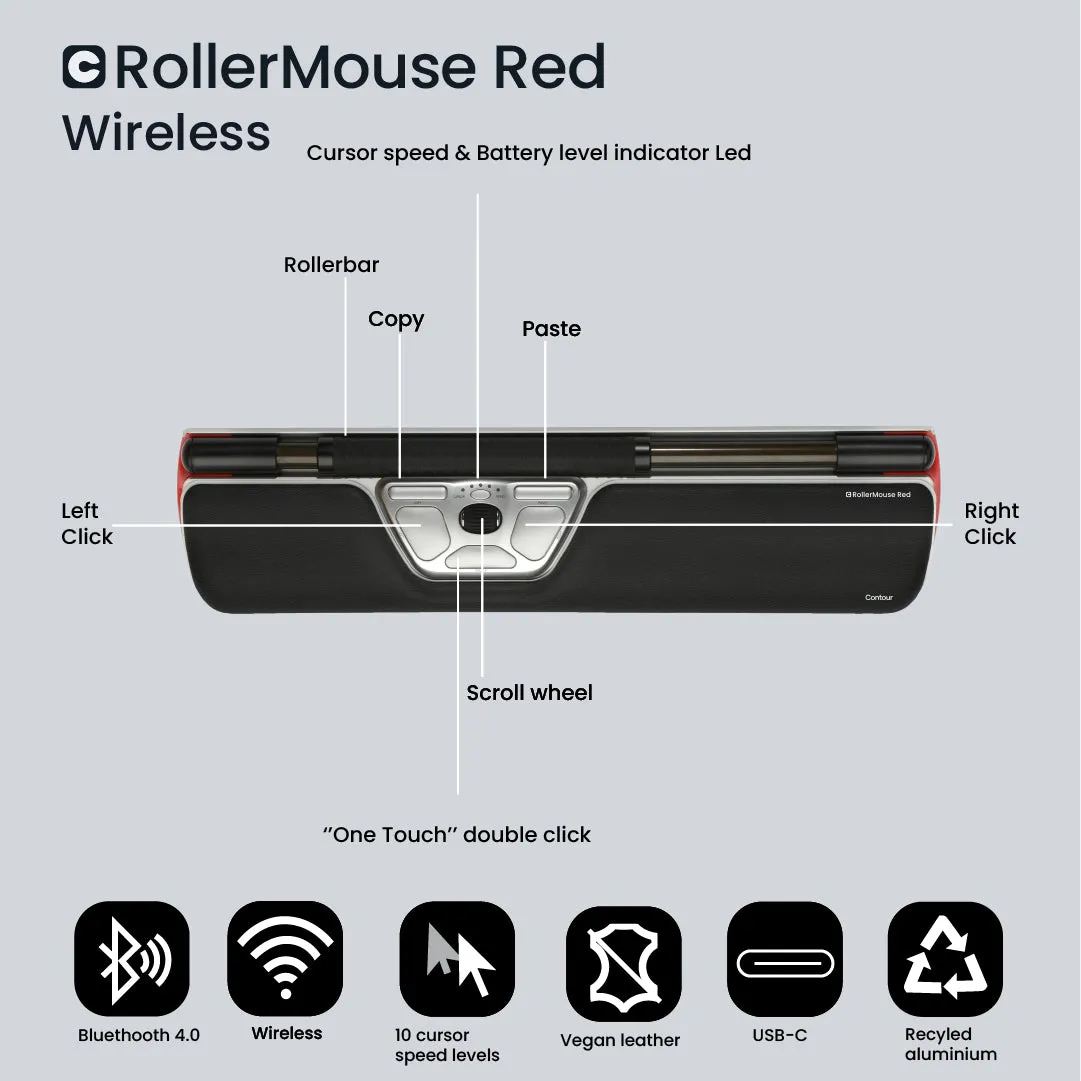 Rollermouse Red, Wireless
