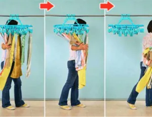 [SECOND CHANCE] Grab-&-Go Laundry Hanger
