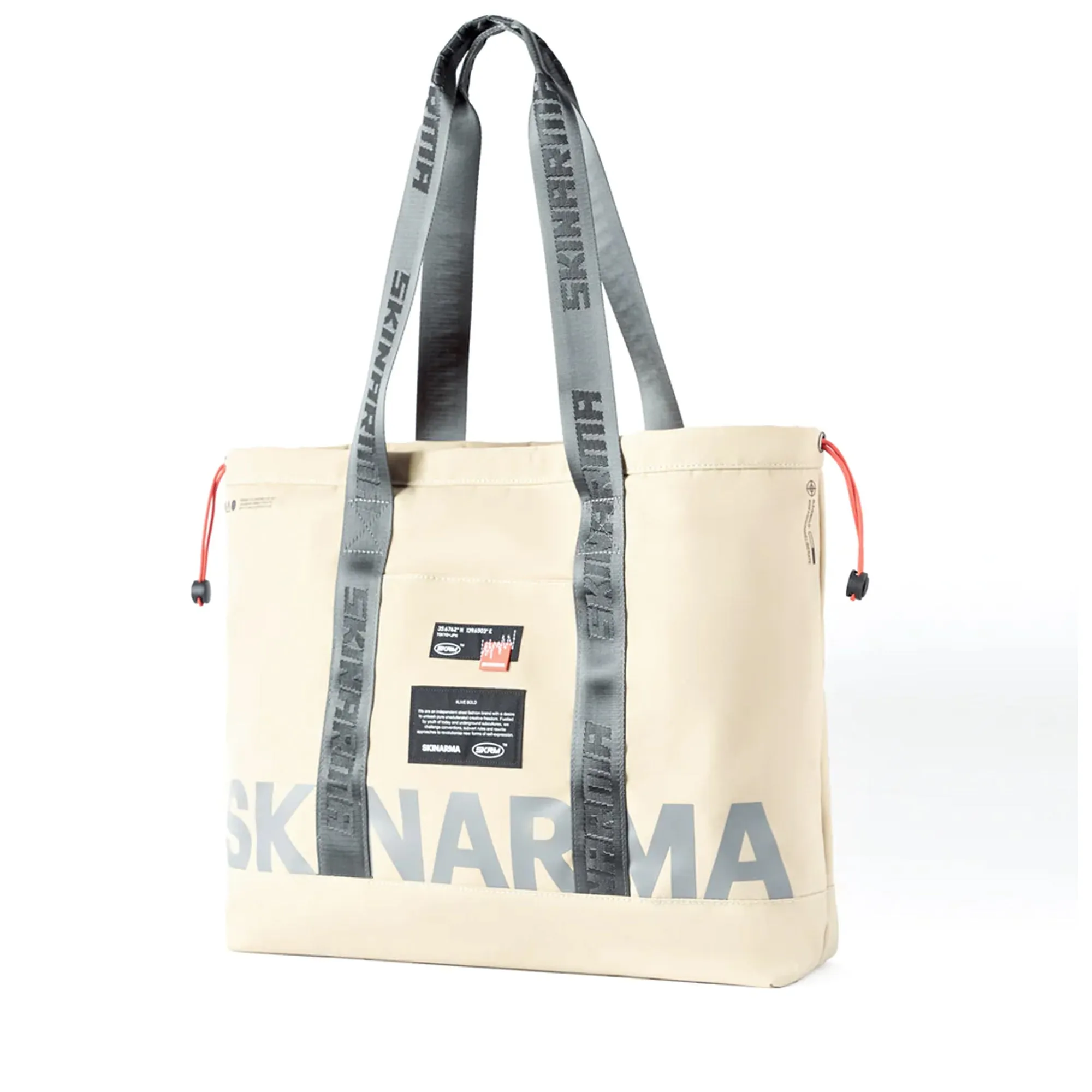 SKINARMA FARDEL Utility Tote Bag - 2D Printing with Water-resistant Zip and Fabric