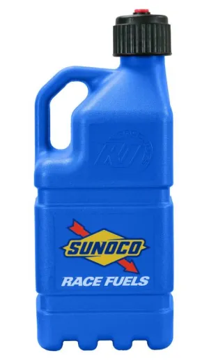 Sunoco Gen 3 5 Gallon Utility Jug - O-Ring Seal Cap - Screw-On Vent - Square - Blue