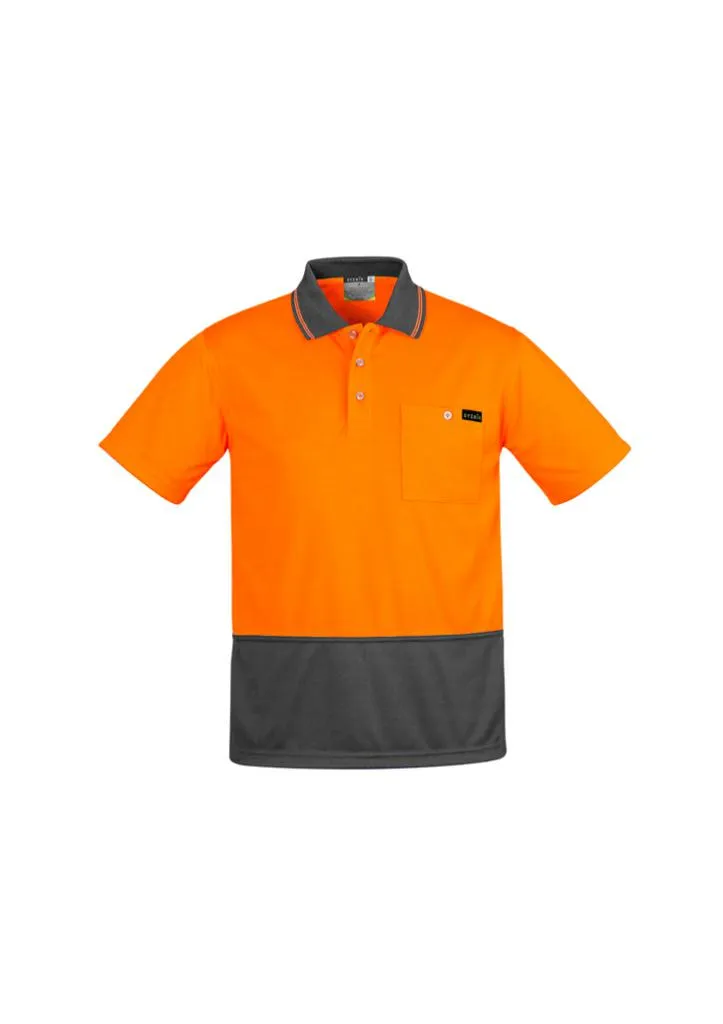 Syzmik ZH415 Mens Comfort Back S/S Polo