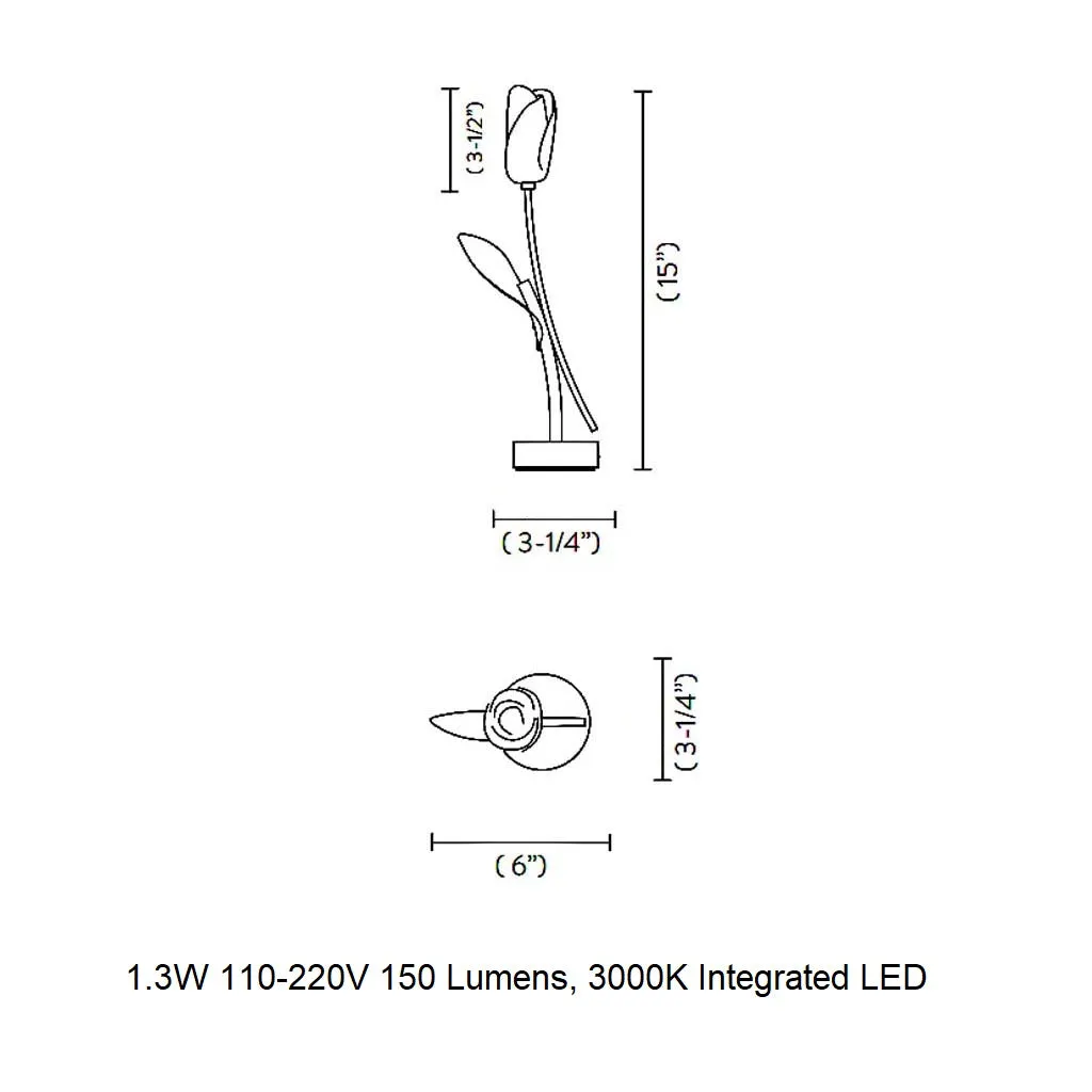 Tulip Portable LED Table Lamp